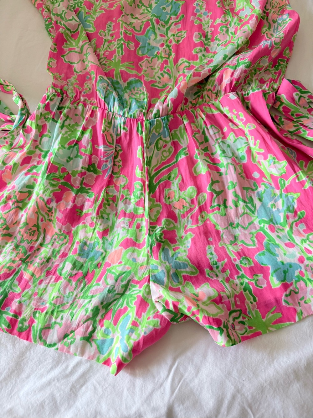 Lilly Pulitzer Med Flamingo Pin Romper - Picture 5 of 6